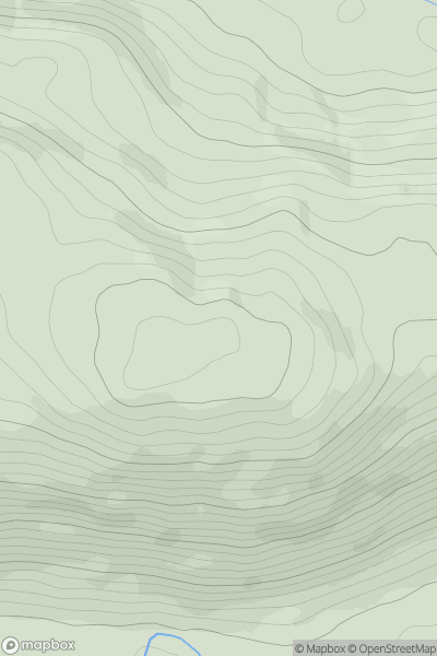 Thumbnail image for Carn na Cre [Kyle of Lochalsh to Garve] [NH284480] showing contour plot for surrounding peak
